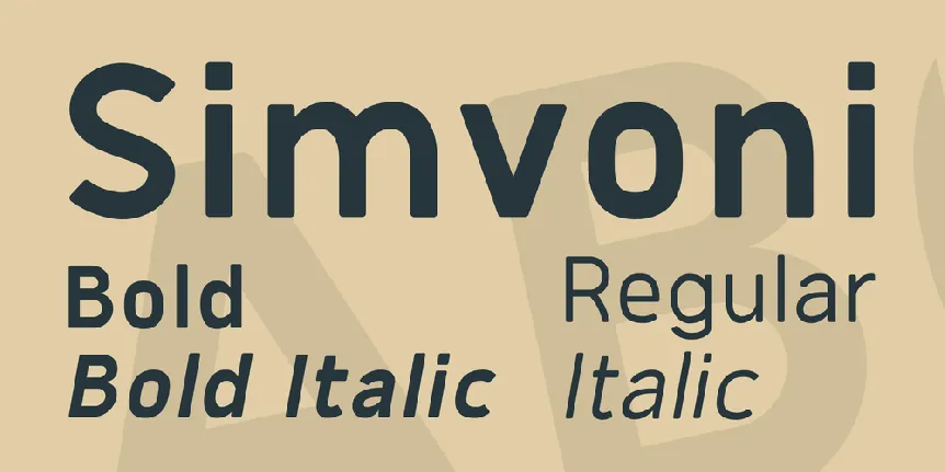 Simvoni font