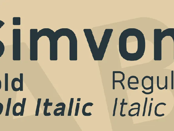 Simvoni font