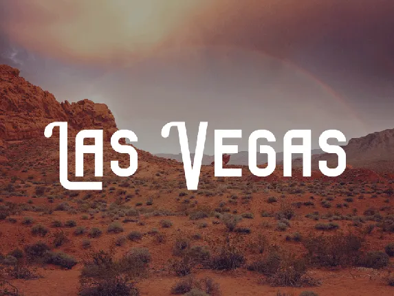 Las VegasDemo font