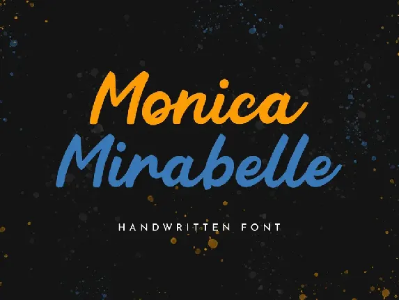 Monica Mirabelle font