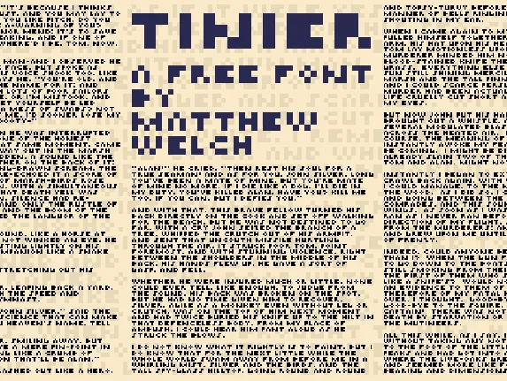 Tinier font