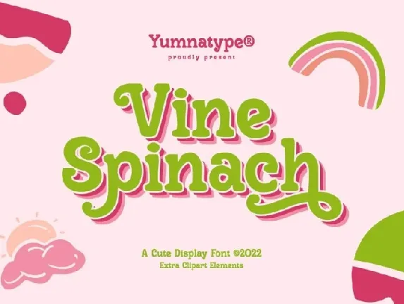 Vine Spinach font