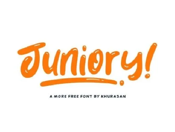 Juniory font