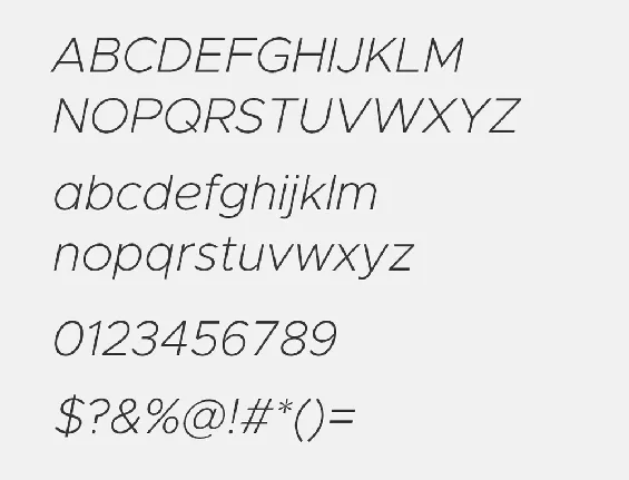 Gotham Light Free font