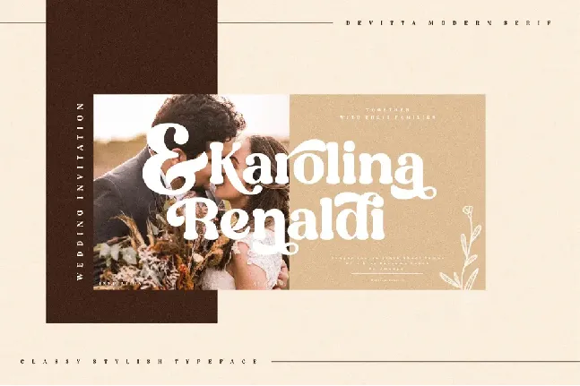 Devitta Classy Bold Serif font