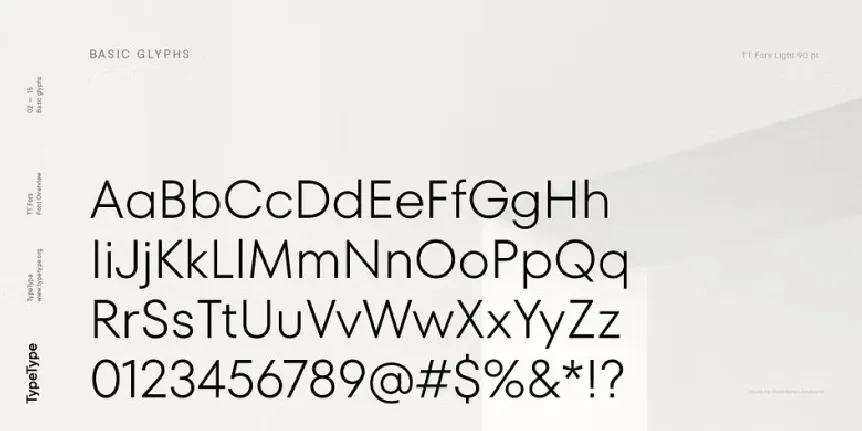 TT Fors Free font