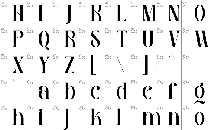 Gibroma font