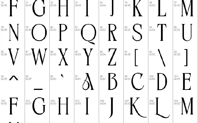 Bikave font