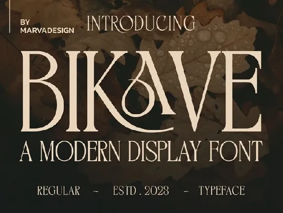 Bikave font