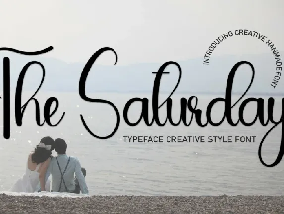 The Saturday Script font