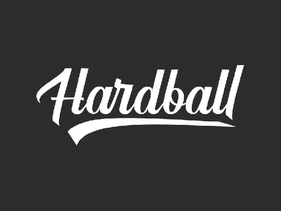 Hardball font