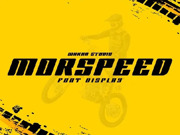 Morspeed font