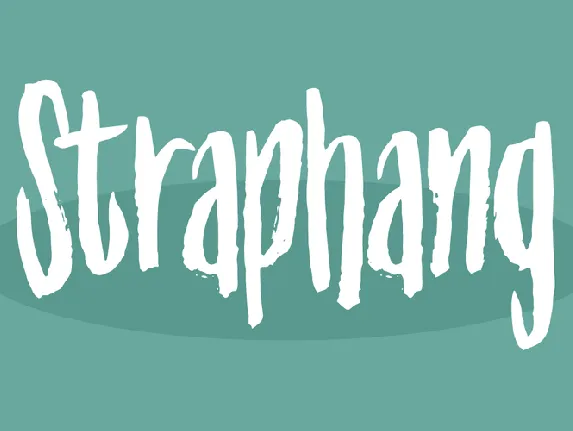 Straphang DEMO font