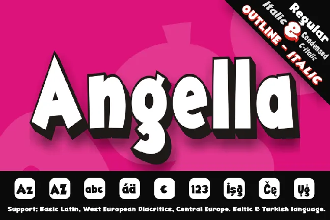 Angella font