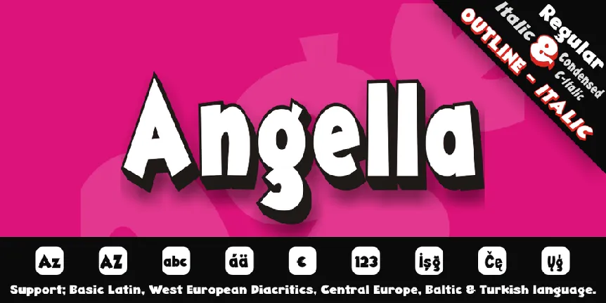 Angella font