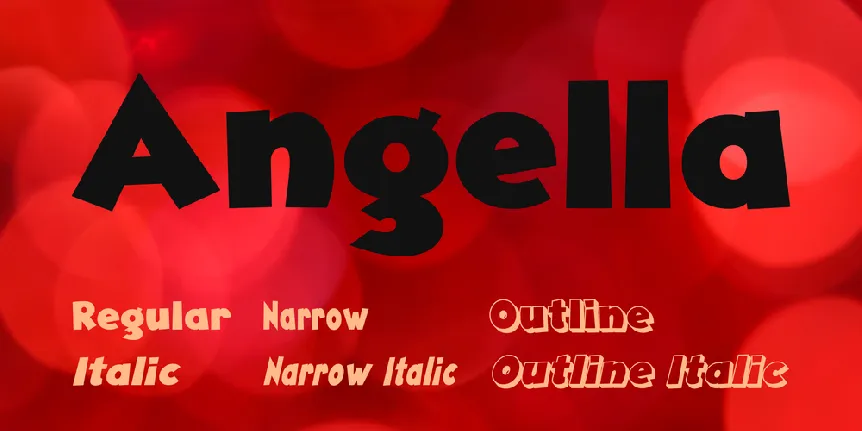 Angella font