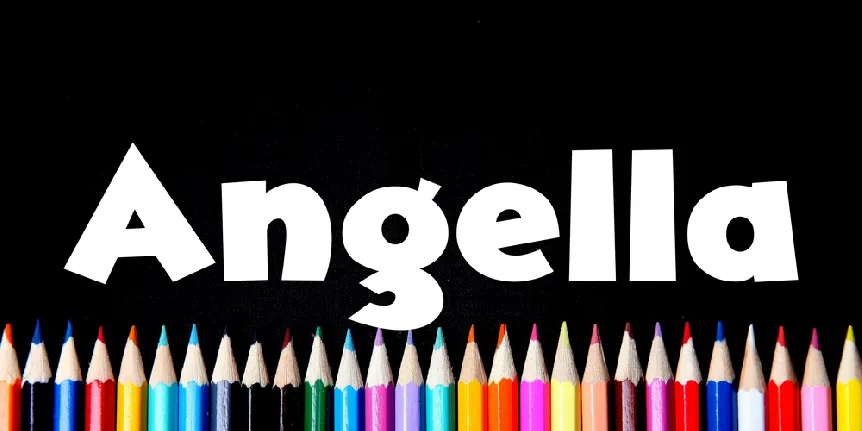 Angella font