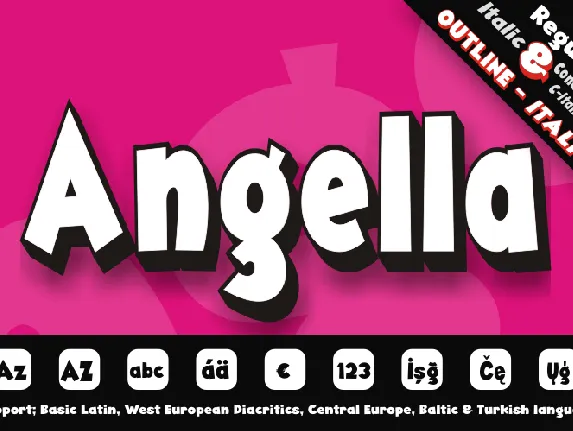 Angella font