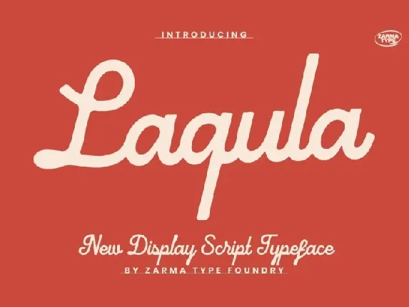 Laqula font