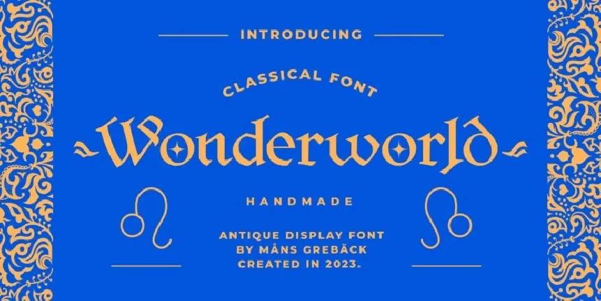 Wonderworld font