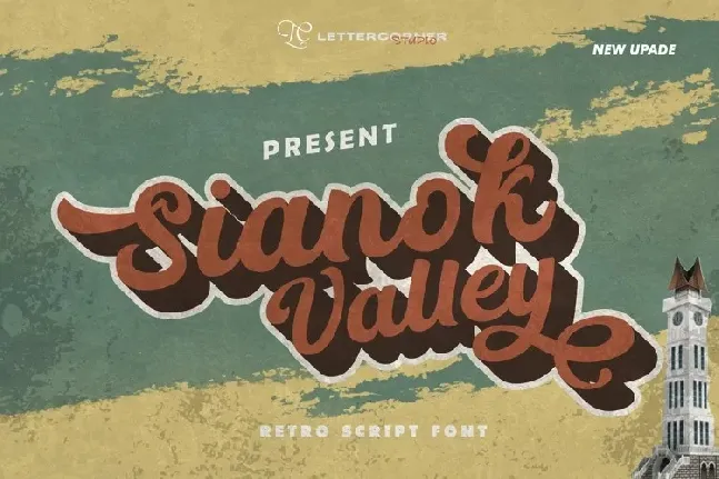 Sianok Valley font