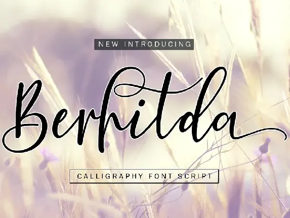 Berhilda Script font