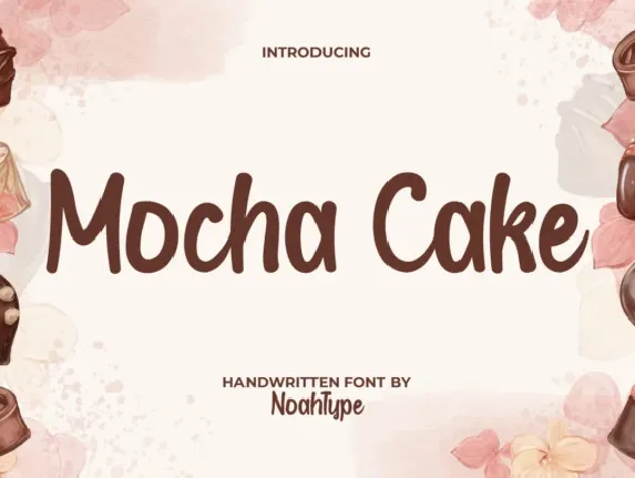 Mocha Cake font