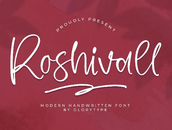 Roshivall font