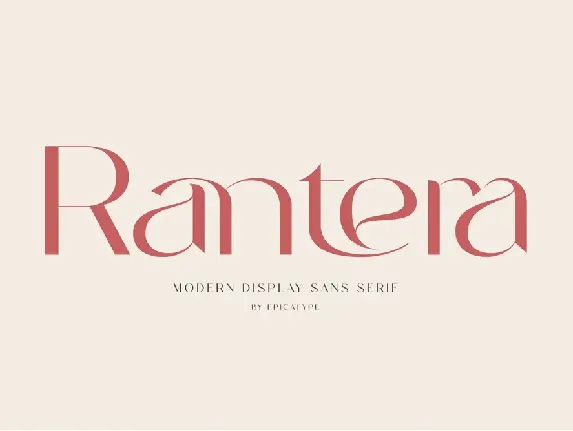 Rantera font