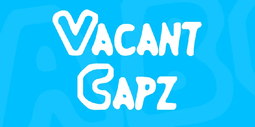 Vacant Capz font