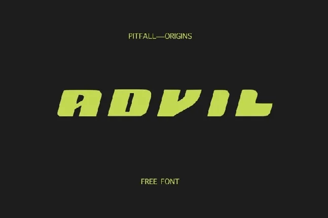 ADVIL font