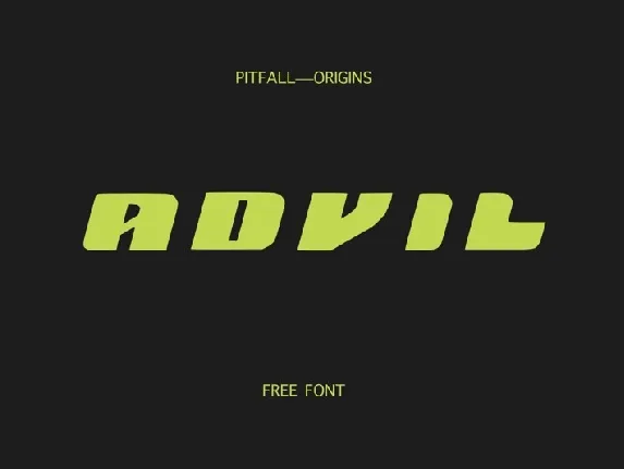 ADVIL font