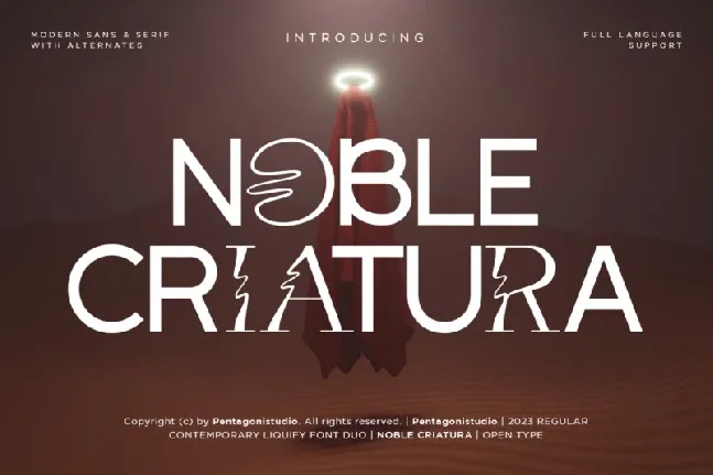 Noble Criatura font