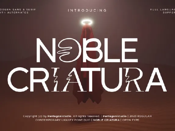 Noble Criatura font