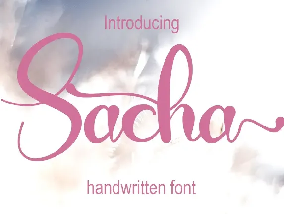 Sacha font