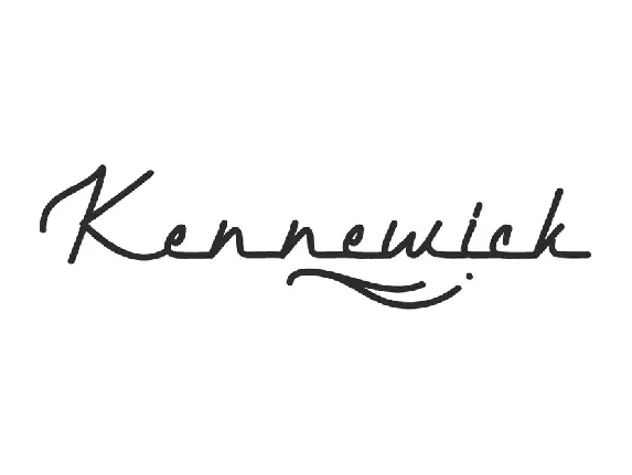 Kennewick font