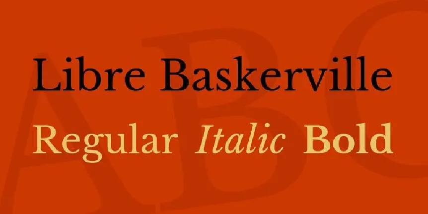 Libre Baskerville font