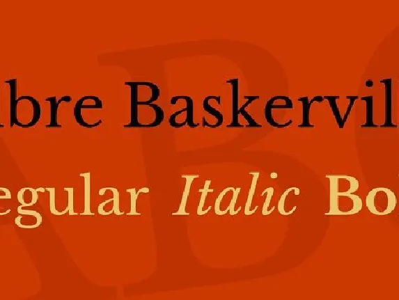 Libre Baskerville font