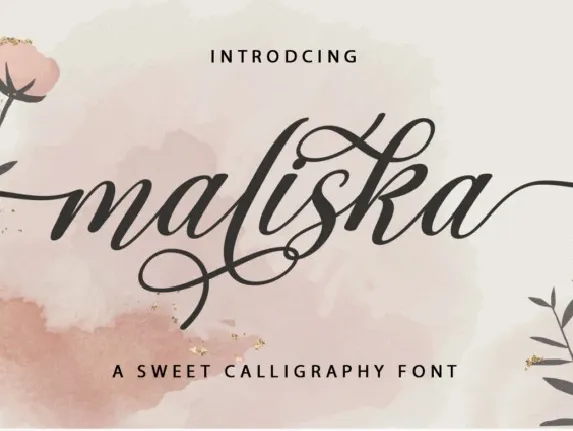 Maliska Script font