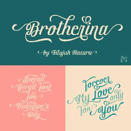 Brotherina Script Free font