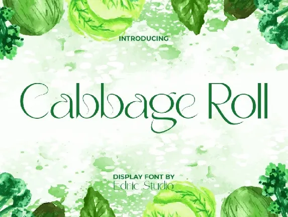 Cabbage Roll Demo font