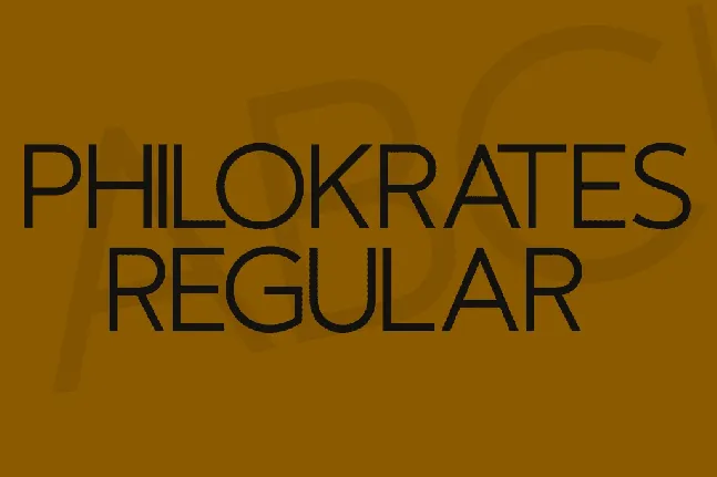 Philokrates font