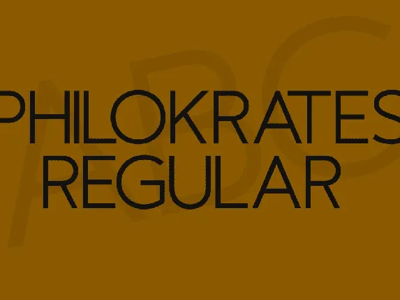 Philokrates font