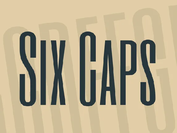 Six Caps font