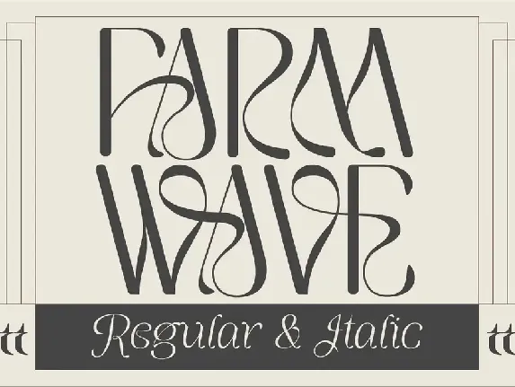 Farm Wave font