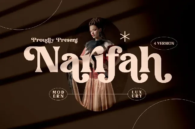 Narifah Modern Serif font