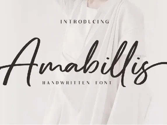 Amabillis font