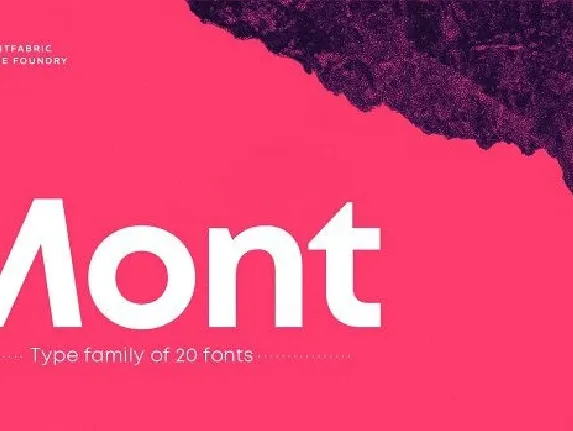 Mont Family font