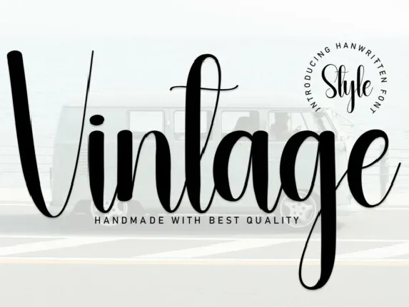 Vintage Script font