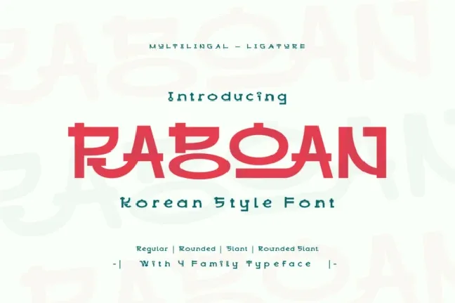 Raboan font